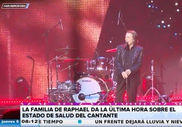 La última hora de la evolución en la salud de Raphael deja en 'shock' a Alfonso Arús: «Me parece prematuro»