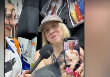 El 'simpa' de Yolanda Díaz en la Fashion Week de Madrid: «Me ha dicho ahora vuelvo y no ha vuelto»