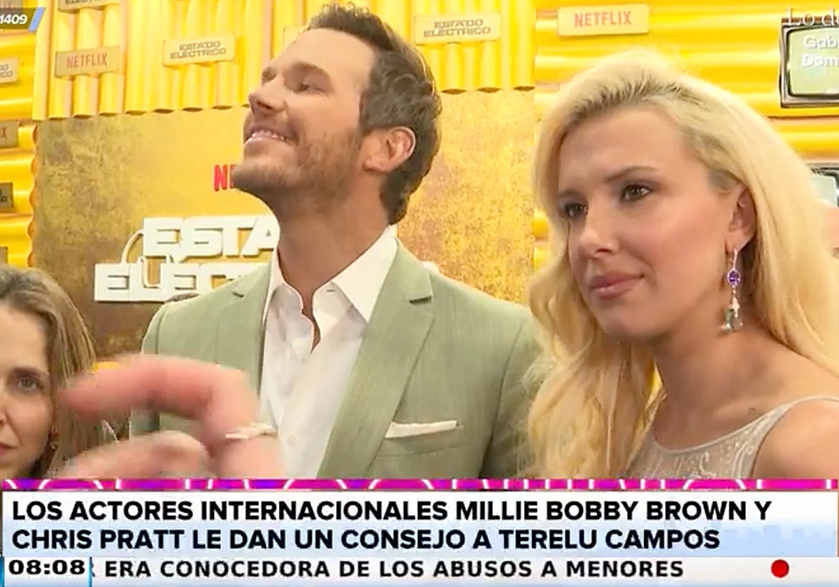 Chris Patt y Millie Bobbie Brown no se han cortado en dejar un consejo a Terelu Campos.