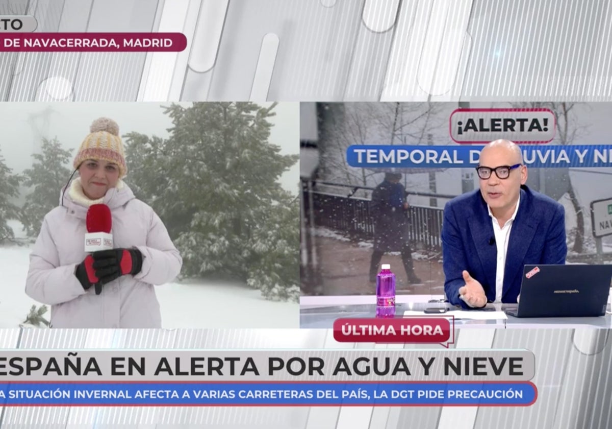 Nacho Abad, presentador de 'En boca de todos', dedicó unas bonitas palabras a Tatiana Márquez, reportera del programa.
