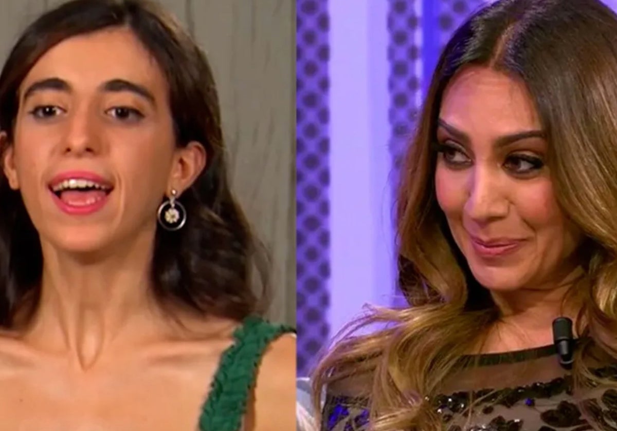 Mónica Naranjo ha reaccionado a la imitación que ha visto de ella en medio de una cita de 'First Dates'.