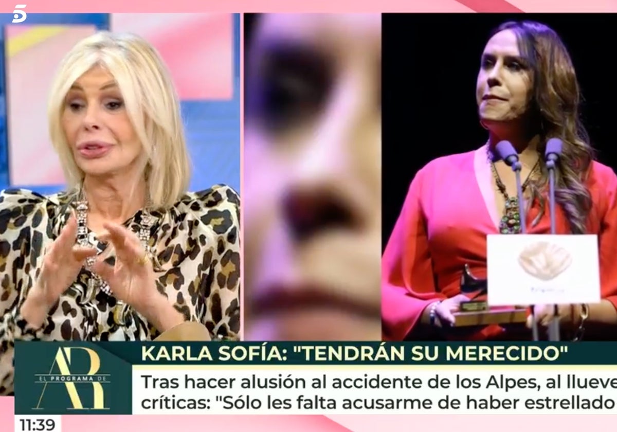 Bibiana Fernández no ha tenido pelos en la lengua en sentenciar a Karla Sofía Gascón.