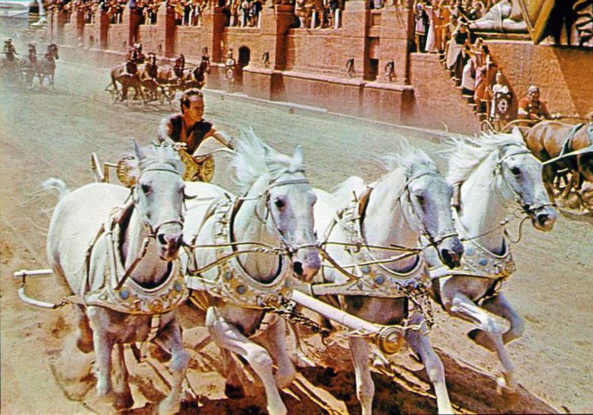 El motivo por el que siempre emiten la película 'Ben-Hur' en televisión ...