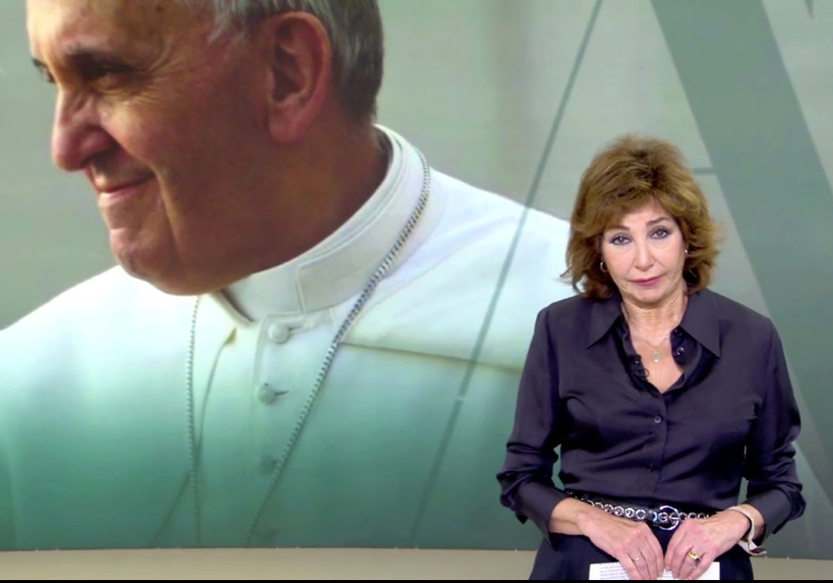 Ana Rosa Quintana ha dedicado su editorial al Papa Francisco.