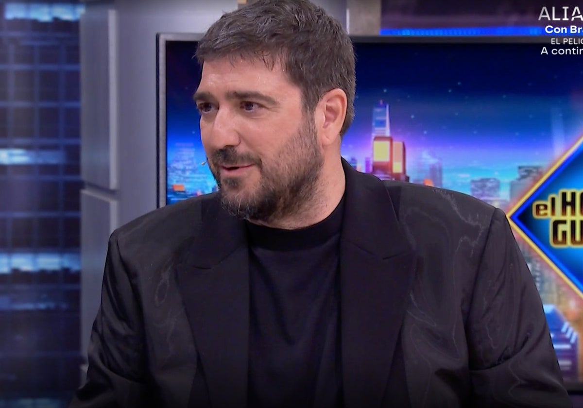 Antonio Orozco durante la visita a 'El Hormiguero'