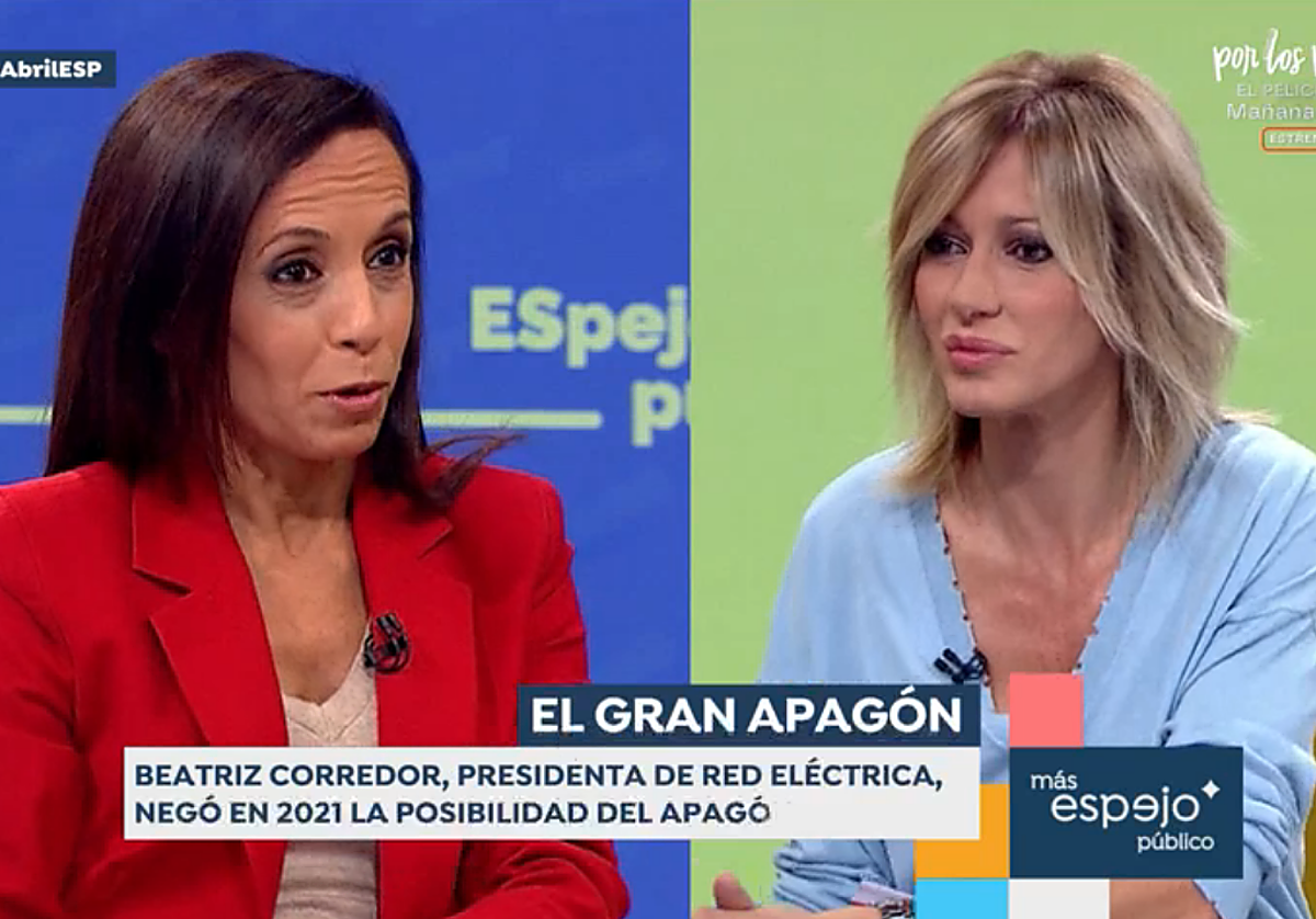 Beatriz Corredor negó a Susanna Griso que hubiera riesgo de apagón eléctrico: «En España no puede pasar»