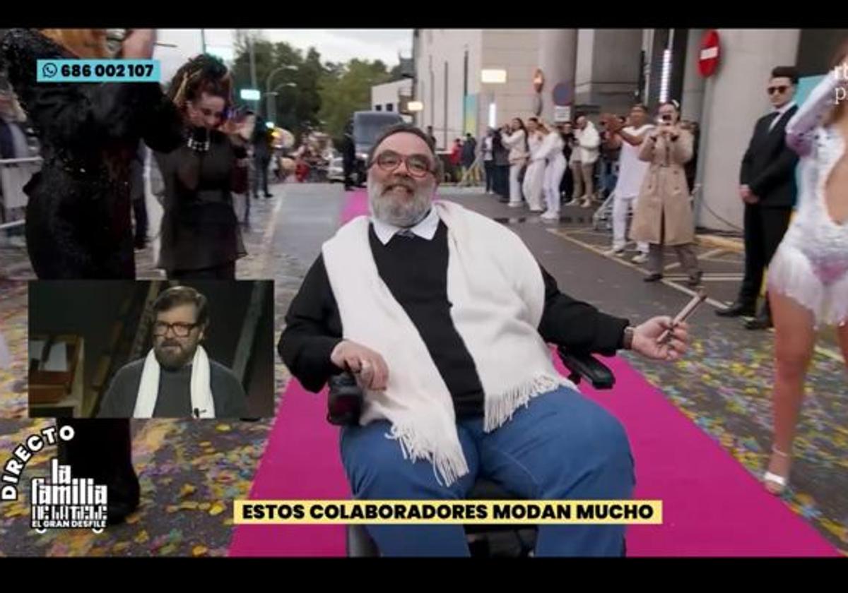 Bob Pop, en el desfile de 'La familia de la tele'
