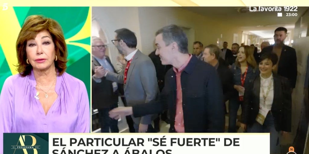 Ana Rosa Quintana saca la artillería pesada contra Pedro Sánchez: «Petardo, vomitivo, impresentable, hipócrita»