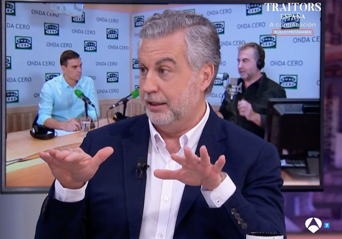 Carlos Alsina durante su visita a 'El Hormiguero'