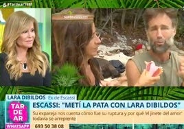 Escassi, triste por «meter la pata» con Lara Dibildos y ella feliz al ver «que lo pasó mal»