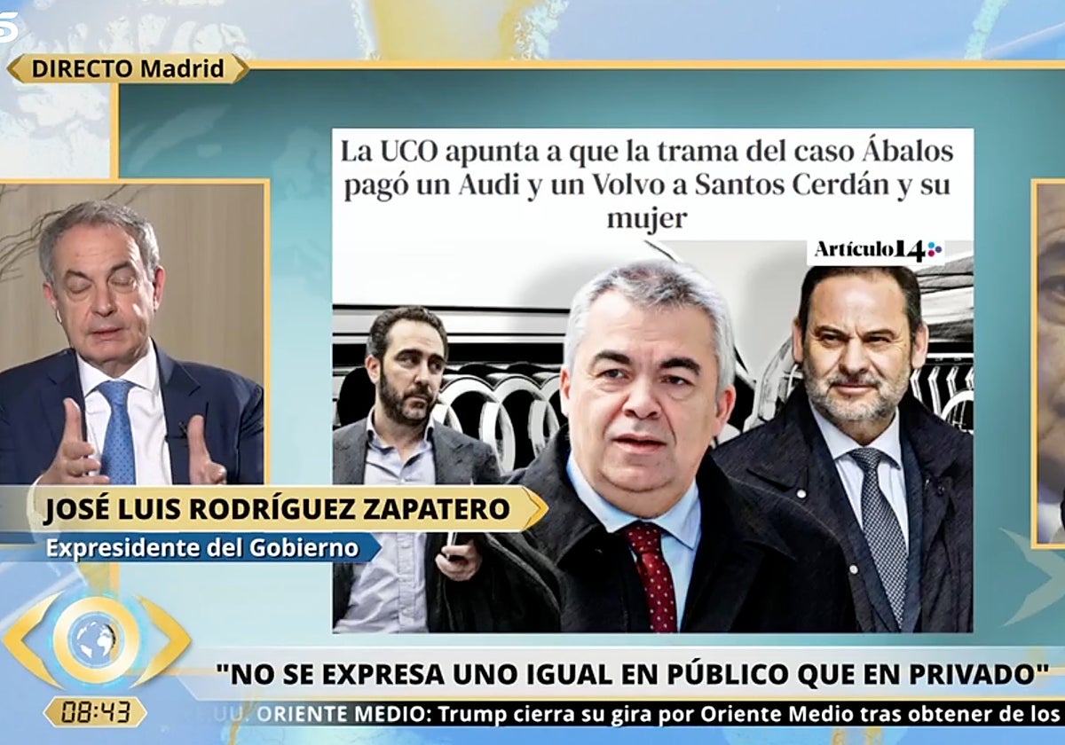 Zapatero ha hablado alto y claro sobre el calificativo de «pájara» con el que Sánchez calificó a Margarita Robles.