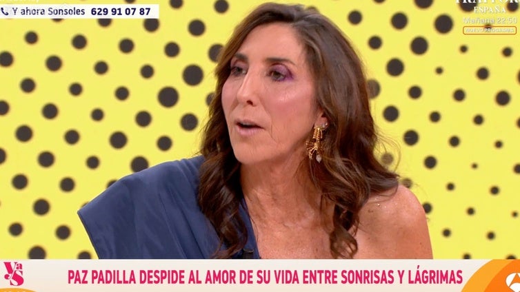 Paz Padilla confiesa lo que «no volvería a hacer en la vida»: «No medí las consecuencias»