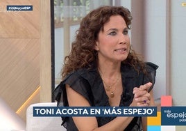 Toni Acosta se planta en plena entrevista por lo que le preguntan de Raphael: «No me parece»