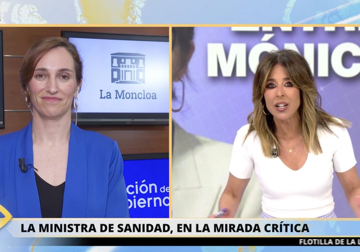 Ana Terradillos ha puesto en aprietos a Mónica García, ministra de Sanidad, en 'La mirada crítica'.