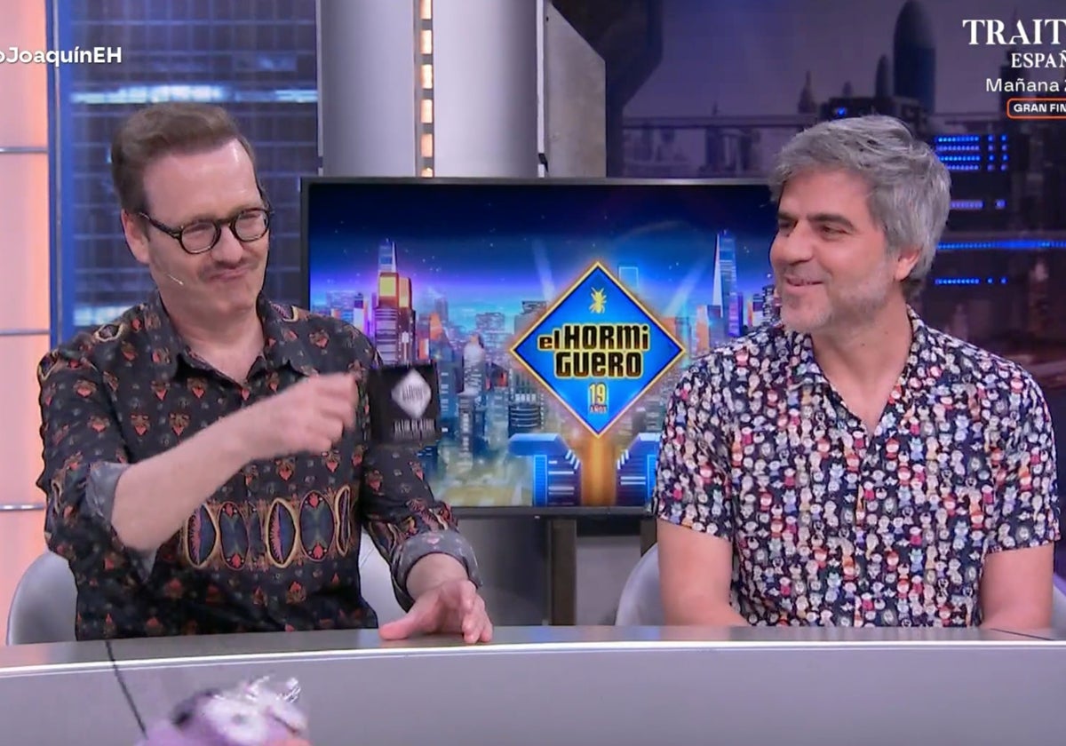 Joaquín Reyes y Ernesto Sevilla en 'El Hormiguero'