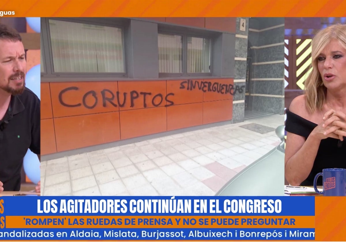 Pablo Iglesias ha arremetido contra Ana Rosa Quintana desde 'Malas Lenguas' en TVE.