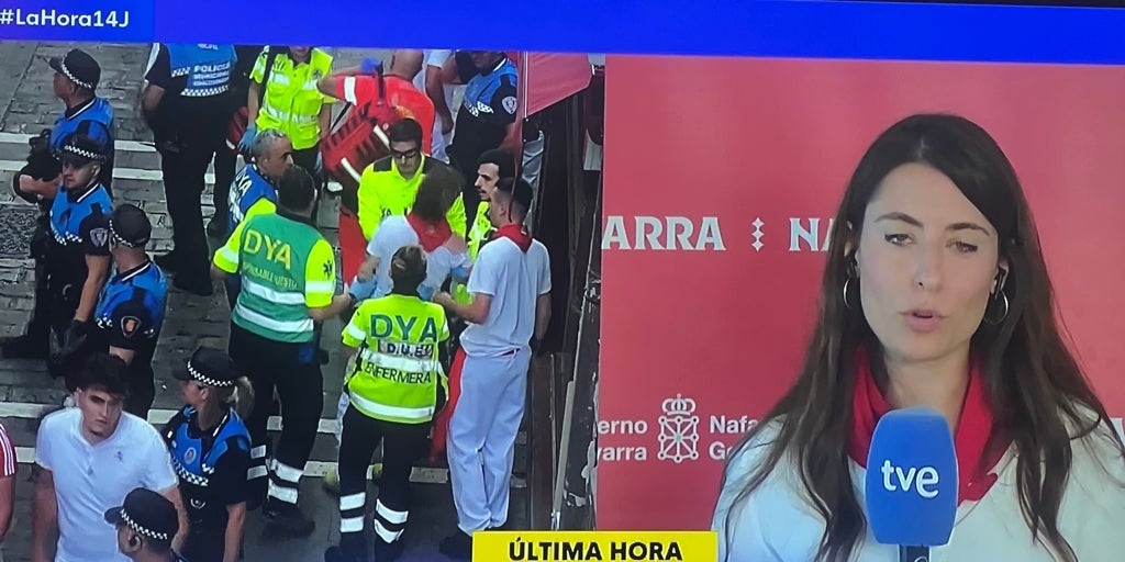 El momento  tierra trágame  de una reportera de TVE obliga a cerrar abruptamente su conexión