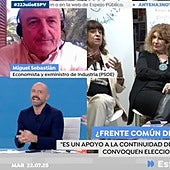 Una brutal bronca entre un exministro socialista y un diputado del PP dinamita 'Espejo Público': «Aquí hay líneas rojas»