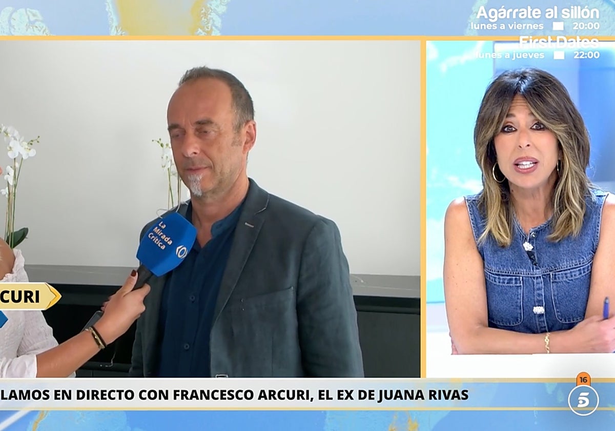 Francesco Arcuri ha hablado en 'La mirada crítica' tras la ocurrido ayer en la entrega de su hijo con Juana Rivas.