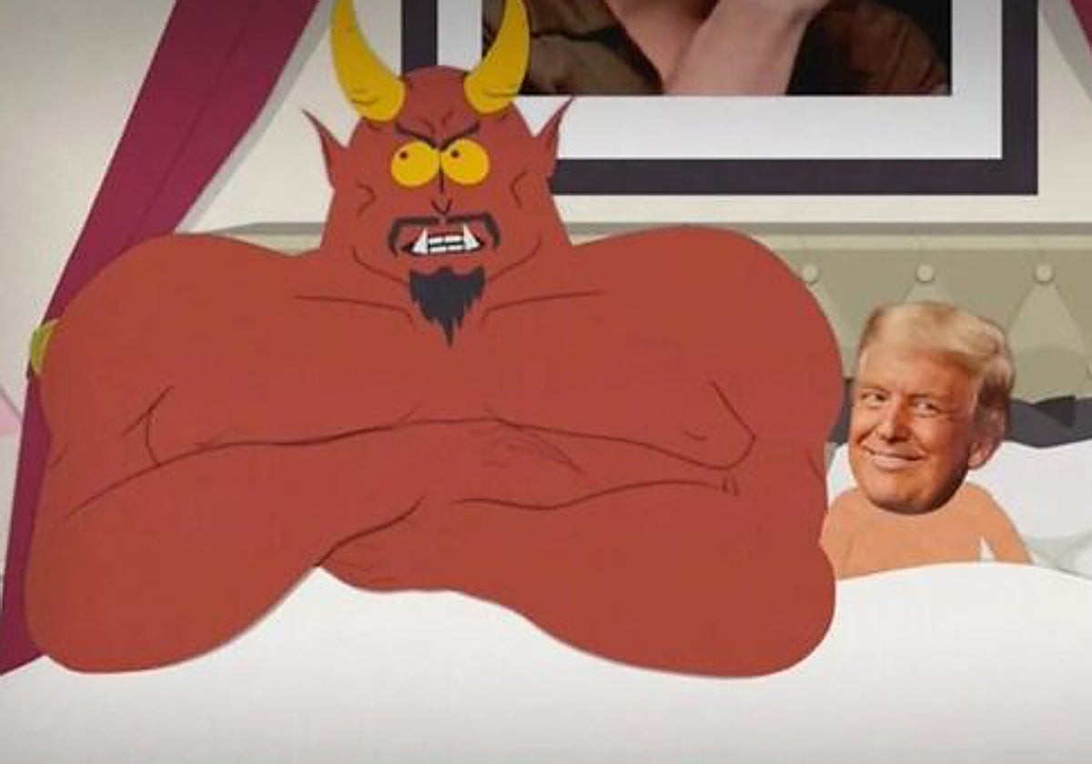 Satán y Trump compartiendo cama