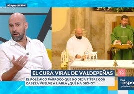 Preguntan a Gonzalo Miró por las polémicas homilías del cura de Valdepeñas y su respuesta es rotunda