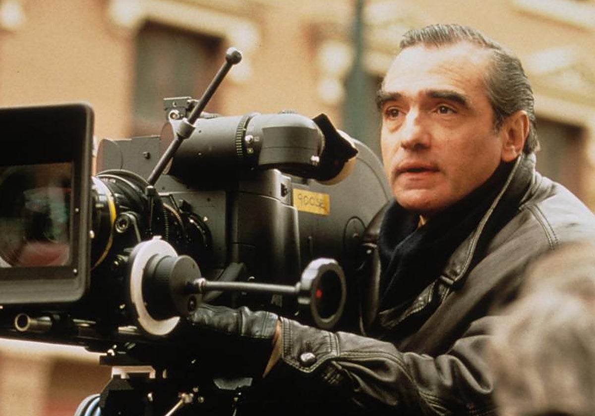 Martin Scorsese con cámara en mano