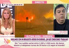 Un brigadista rescatado de las llamas denuncia sus condiciones laborales: «1.200 euros al mes y contratos de entre tres y ocho meses al año»