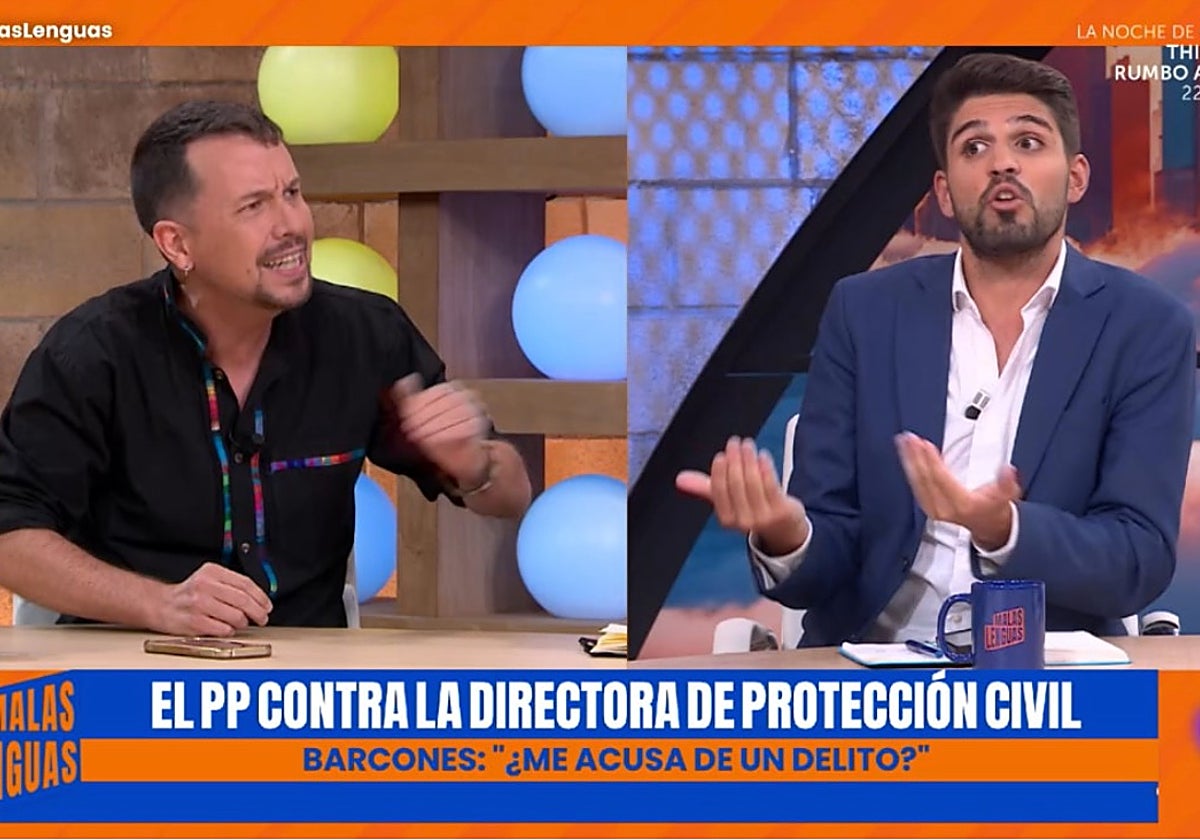 Jesús Cintora, presentador de 'Malas Lenguas', ha tenido que intervenir para frenar a Pablo Iglesias en su rifirrafe con Hugo Pereira.