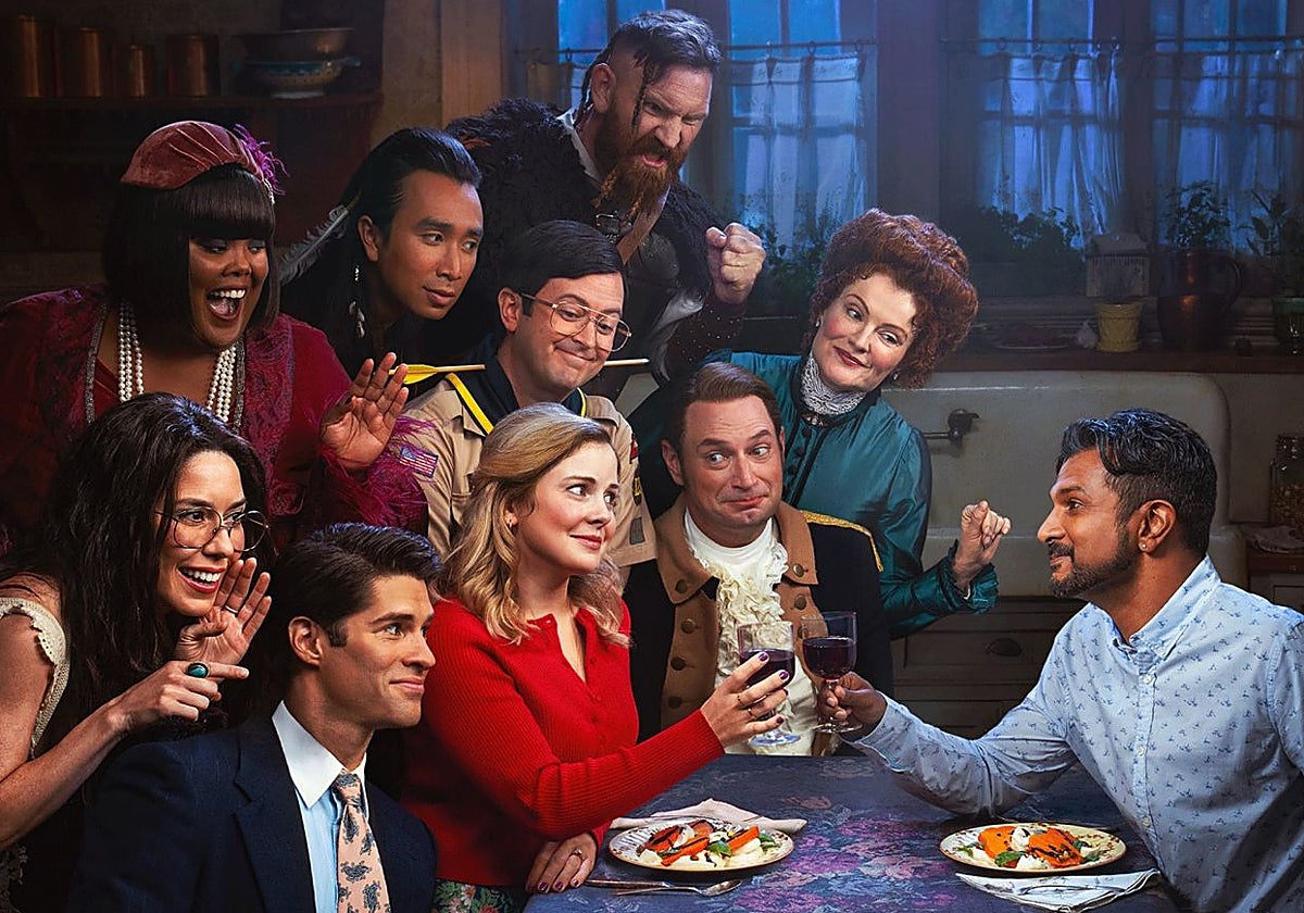 Los protagonistas de la versión estadounidense de 'Ghosts'