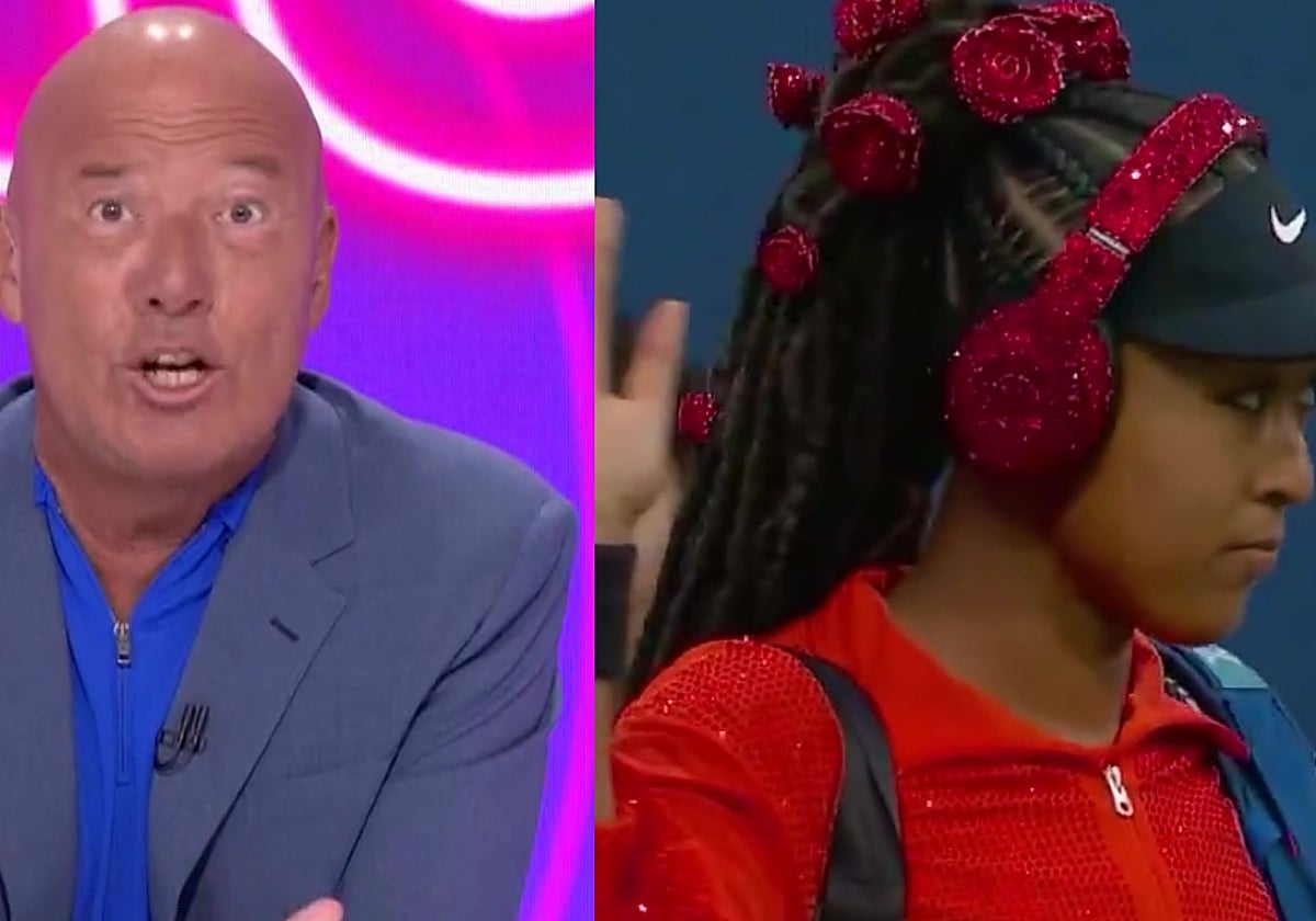 Alfonso Arús, presentador de 'Aruser@s', ha alucinado al ver el complemento que ha lucido la tenista Naomi Osaka en el US Open.