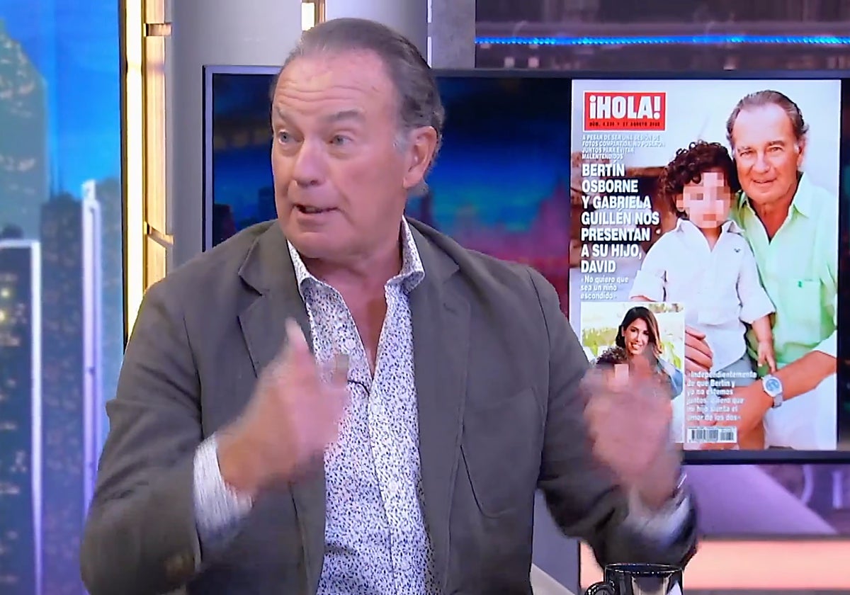 Bertín Osborne, primer invitado de la 20ª temporada de 'El Hormiguero'