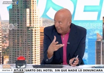 Susto de Alfonso Arús tras el percance que ha dejado en el aire la emisión de 'Aruser@s
