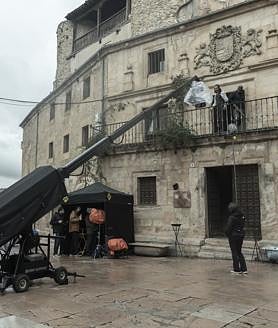 Imagen secundaria 2 - Imágenes del rodaje en Sepúlveda de la tercera temporada de 'The Walking Dead: Daryl Dixon'