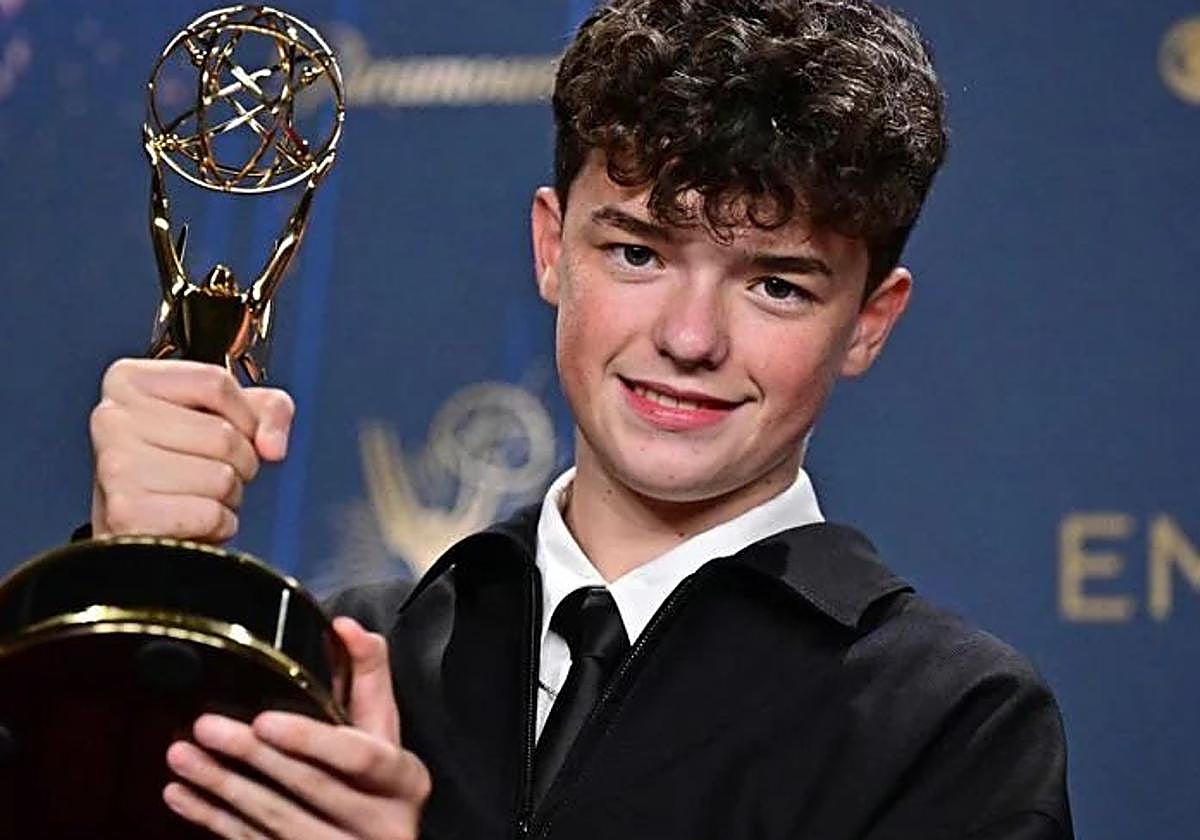 Owen Cooper, protagonista de 'Adolescencia', premiado con el Emmy a mejor actor de reparto