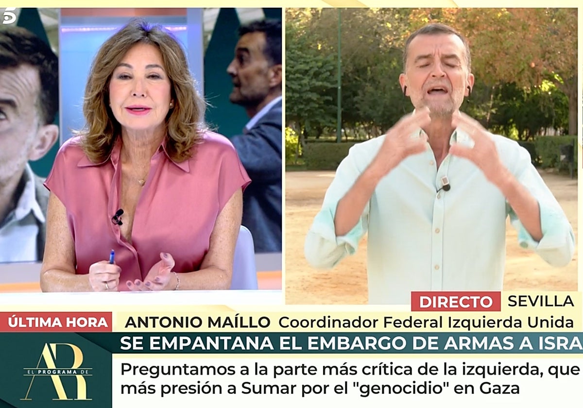 Ana Rosa Quintana ha tenido que parar los pies a Maíllo ante la grave acusación lanzada a 'El programa de Ana Rosa'.