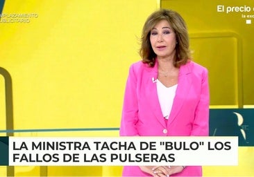 Ana Rosa Quintana carga contra la ministra de Igualdad a costa de las pulseras antimaltrato: «Tiene huevos»