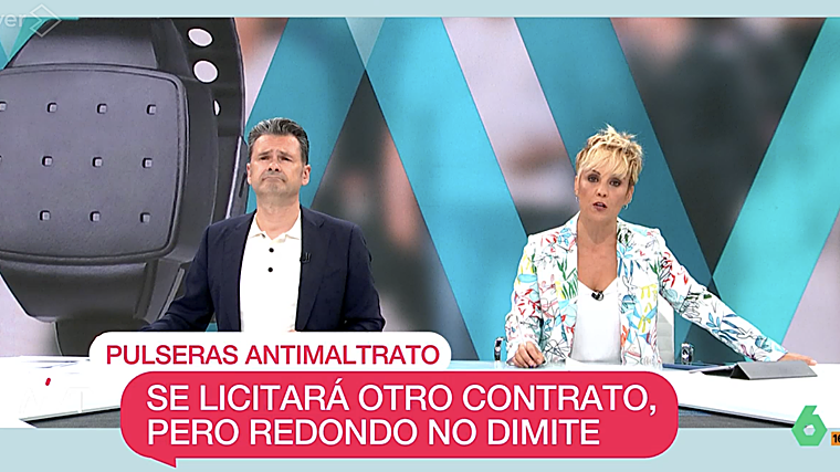 Iñaki López y Cristina Pardo en 'Más vale tarde'