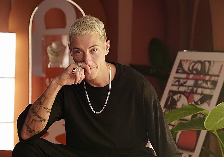 Taz Skylar posa en una entrevista concedida a Europa Press durante la inauguración de la San Diego Comic-Con