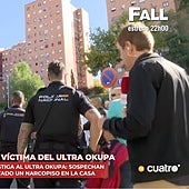 Máxima tensión en el desahucio más surrealista de un okupa con mucha 'jeta': «Está okupando y está agustísimo»