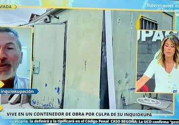 Amenazado, endeudado y obligado a vivir en un contenedor tras heredar una casa 'maldita' con okupas
