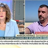 «Energúmenos» sabotean el directo de 'El programa de Ana Rosa' desde Israel: «¿No hay un policía o un militar?»