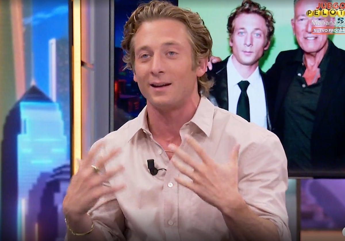 El actor Jeremy Allen White en 'El Hormiguero'