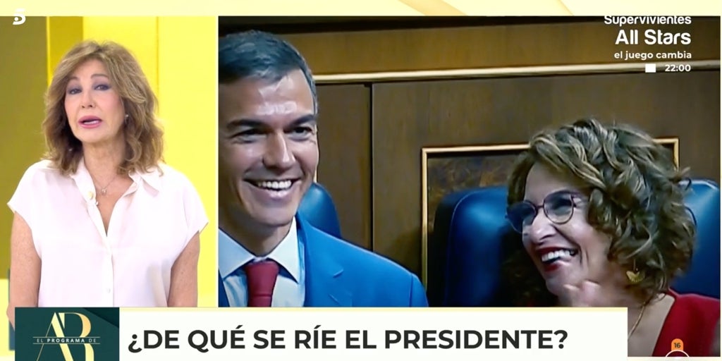 Ana Rosa Quintana 'atiza' como nunca a Pedro Sánchez y María Jesús Montero por su «club de la comedia»: «Faemino y Cansado»