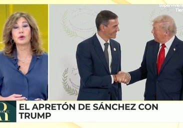 Ana Rosa dice lo que muchos españoles piensan del papel de Pedro Sánchez ante Trump y lo sentencia