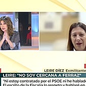 Ana Rosa Quintana, demoledora, planta cara a la 'fontanera' del PSOE: «Usted no es periodista, Leire»