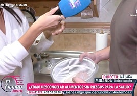 Javier Miranda, nutricionista, advierte sobre los errores que se cometen al descongelar alimentos: «Hay que usar estos recipientes»