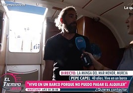 Un murciano de 43 años explica cómo es vivir en un barco de 12 metros cuadrados por 400 euros al mes: «No puedo pagarme un piso»