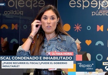 Preguntan a Isabel Rábago si Sánchez se atreverá a indultar al fiscal general y responde sin pelos en la lengua
