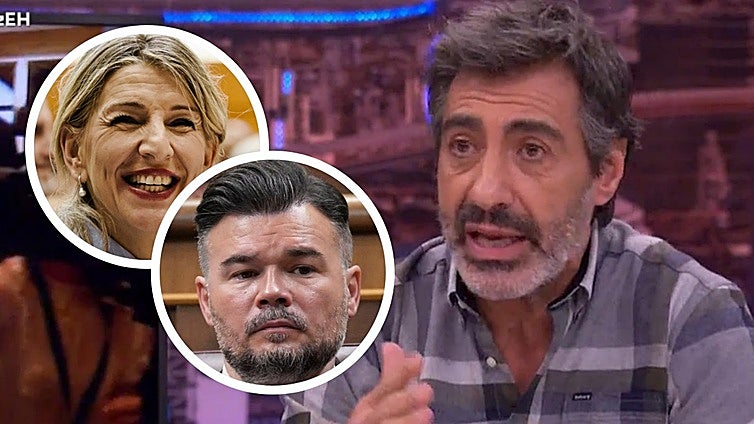 Juan del Val dice lo que muchos piensan sobre Rufián, Yolanda Díaz y los socios de Pedro Sánchez tras la entrada en prisión de Ábalos: «La corrupción no les importa»