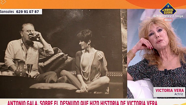 Victoria Vera revela las palabras de Antonio Gala que la impulsaron a protagonizar un desnudo histórico que se saltó la censura franquista